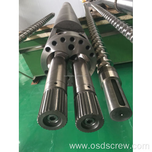 All hard Parallel Twin Screw and Cylinder/Barrel with Krauss Maffei design zhoushan extruder bimetallicCOLMONOY Stellite HK7